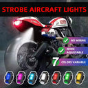 Universal LED Motorcycle Warning Lights 7 Colors Mini USB Drone Strobe Light