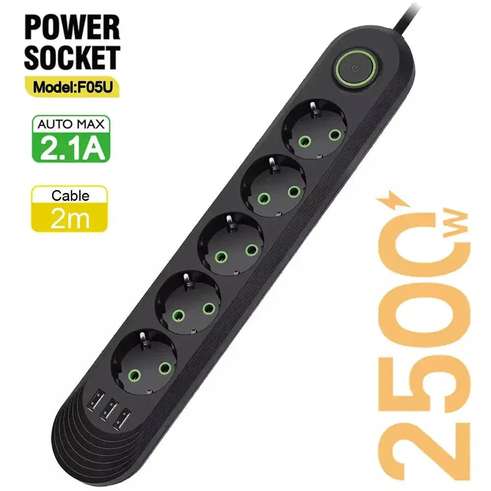 Smart Home Power Strip With USB Ports For Fast Charging