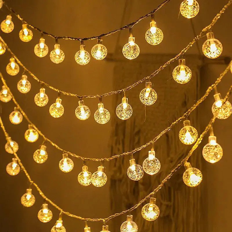 Enchanting Waterproof Snowflake LED Christmas String Lights