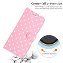 Wave Dot Leather Wallet Case - Smart Card Slots