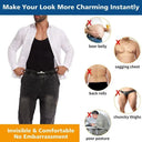 Seamless Bodysuit for Men Tummy Control