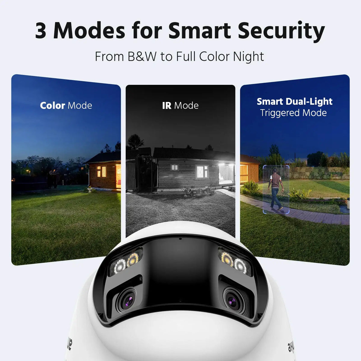 ANNKE 4K PoE Security Camera System with 16PCS Dual Lens IP Camera, 180° Wide Angle, H.265+ 16CH NVR 8MP Wired Surveillance IP Cameras Outdoor, Smart AI Human/Vehicle Detection, 2-Way Audio
