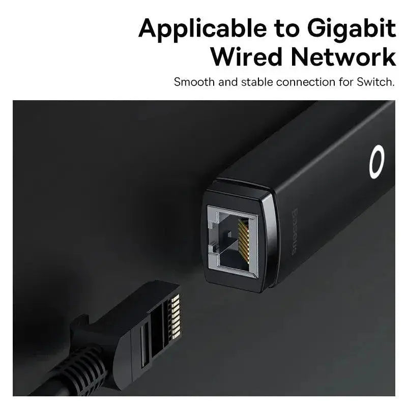 Baseus USB Ethernet Adapter For MacBook Pro Connectivity