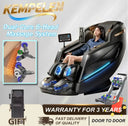 10D Dual Massage Chair with Heating Cape, SL Track, Zero Gravity, Leg & Foot Massage, Touch Screen & Bluetooth Audio