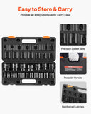 Piece Drive Impact Socket Set Kit