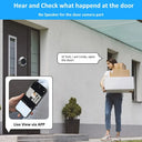 Tuya 3MP Wireless Peephole Camera With 4.3 Inch LCD Night Vision See Visitors