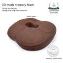 Ergonomic Memory Foam Seat Cushion for Tailbone Pain Relief