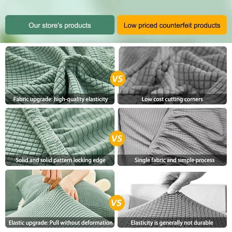 Geometric Armchair Sofa Slipcovers Stretchable Elastic Cover