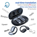 AI Real Time Translate Earbuds M75 Over 100 Languages For Smooth Travel