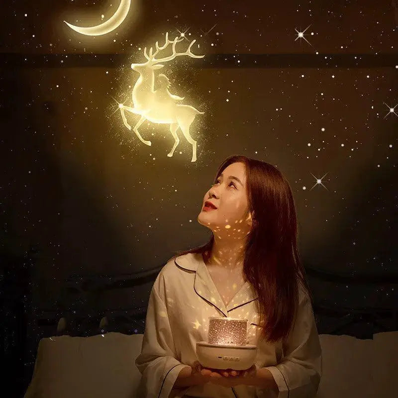Celestial Magic Projector Lamp Starry Night Light Decor