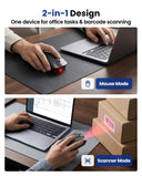 2in1 Wireless Barcode Scanner Mouse