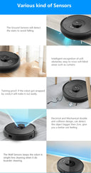 High End Model ABIR X8 Robot Vacuum UV Cleaner Tank