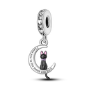 Silver Plated Charm Graduation Books
