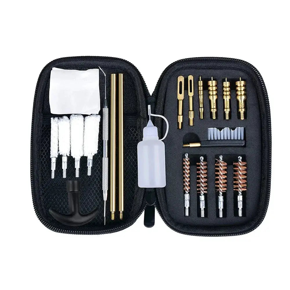 TwentyOne Pcs Tactical Gun Cleaning Kit For Handguns Rifles