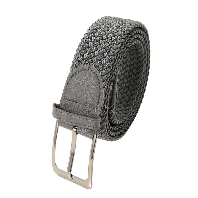 Stretch Canvas Pin Buckle Trouser