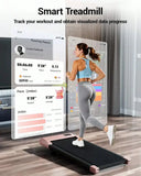 Under Desk Treadmill 2.5 HP Quiet Walking Pad Remote Control