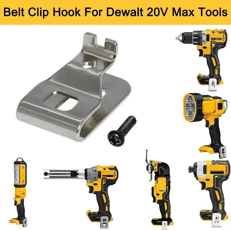 Belt Clip Hook With Screw For Makita Milwaukee Bosch Tools