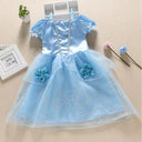 Enchanting Princess Dress: Cinderella Snow White Aurora Sofia Rapunzel