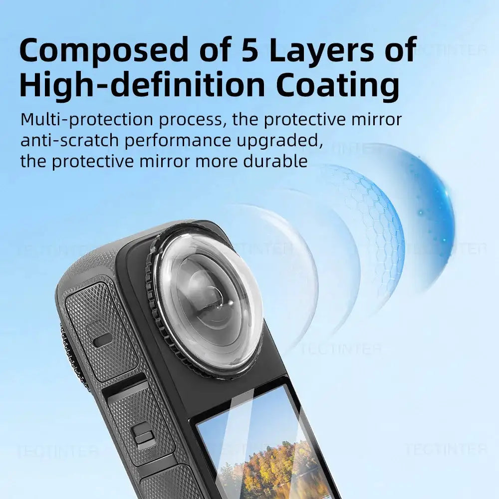For Insta360 X4 Lens Guard+Screen Protector Tempered Glass Anti-scratch Protective Film for Insta 360 X5/X4 Camera Accessories