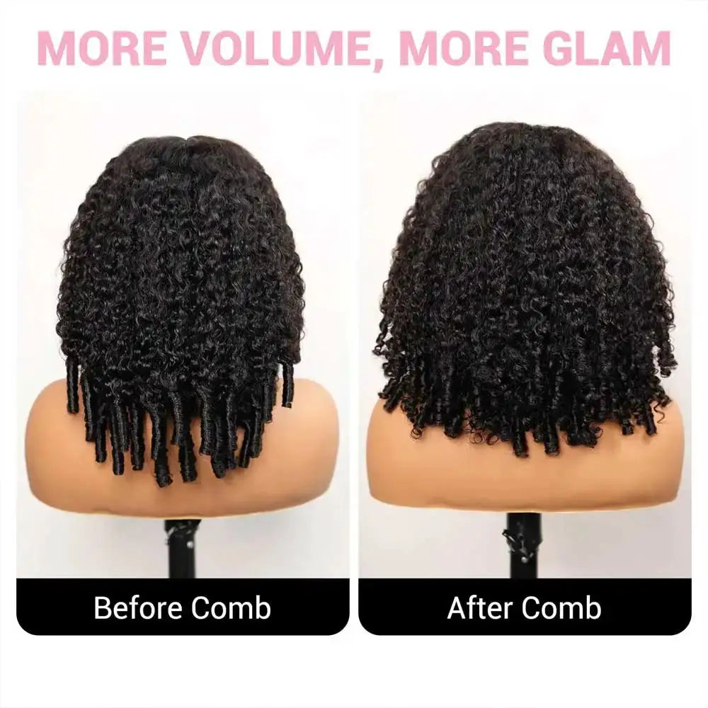 250% Density Burmese Curly Human Hair Wig 13x4 HD Transparent Lace Frontal Wigs Pre Plucked Rem Burmese Human Hair Wigs 28 Inch