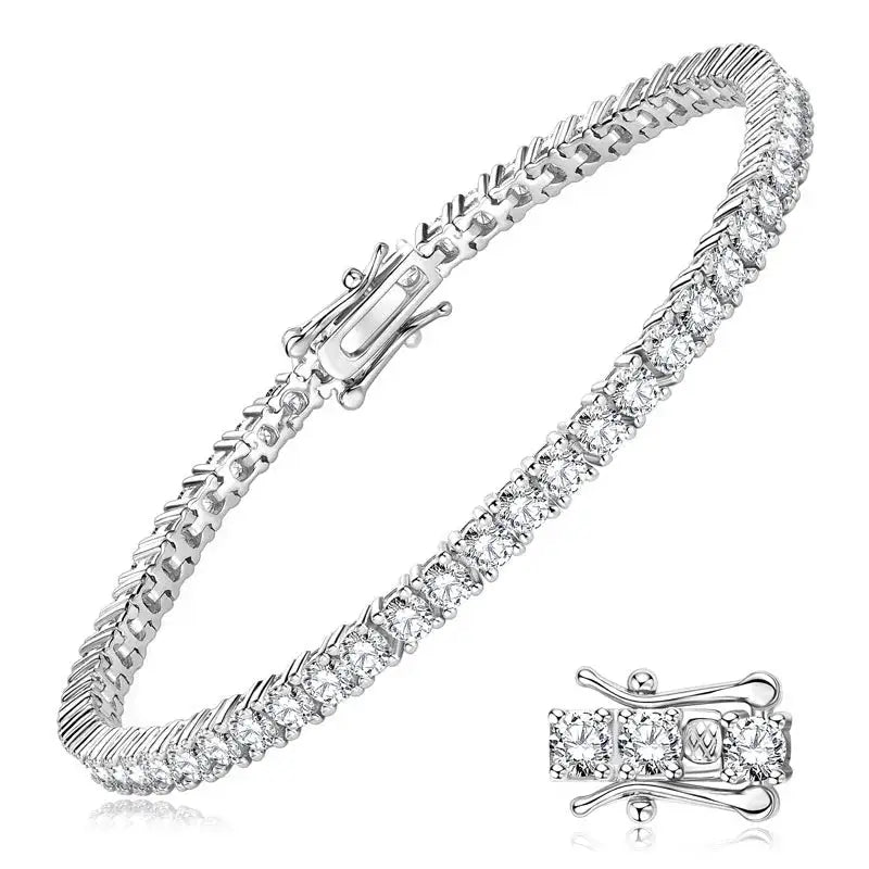 Gold Moissanite Tennis Bracelet — product image 8