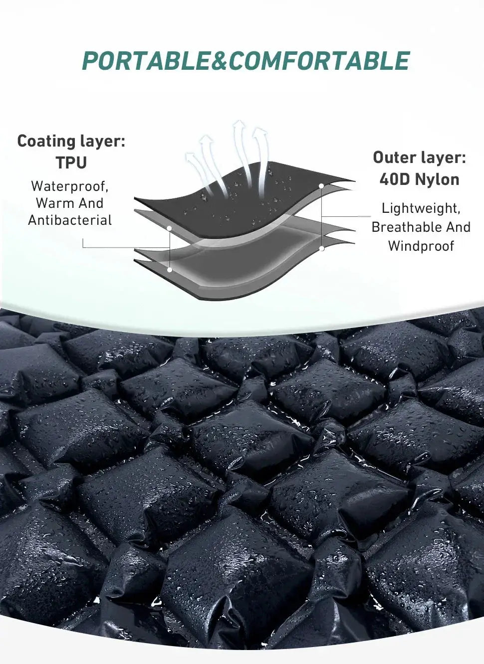 Ultralight Sleeping Pad for Camping Pump — product view 14