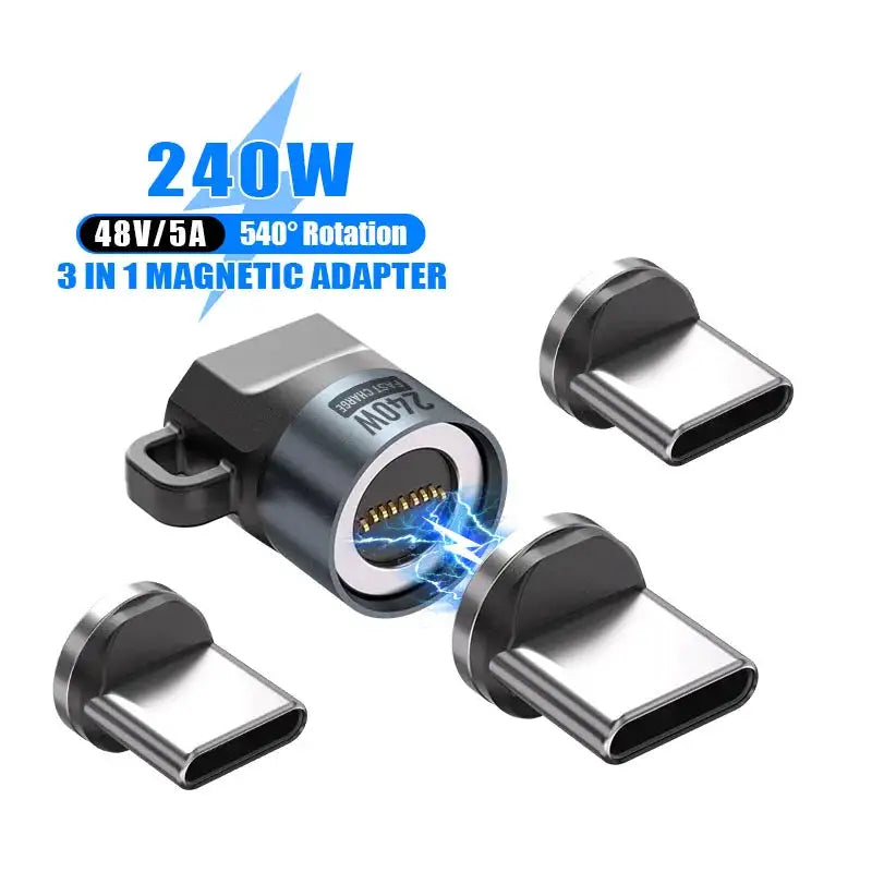 Magnetic Type C To Type C Adapter — product view 7