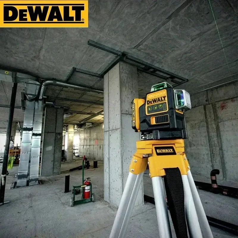 DW089LG Green Beam Laser Level 12 Lines 360 Coverage Tool