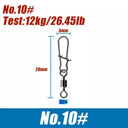 Sea Fishing Snap Hooks Durable Stainless Steel Connector Set