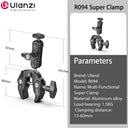 Ulanzi Super Clamp - Versatile Mount For All Gear