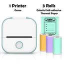 Phomemo T02 Mini Portable Bluetooth Thermal Printer for Labels and Stickers HD