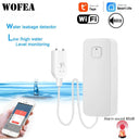 Smart Water Overflow Sensor WiFi Leak Detector Alarm System