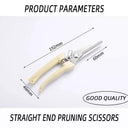Ergonomic Flower Scissors For Garden Use