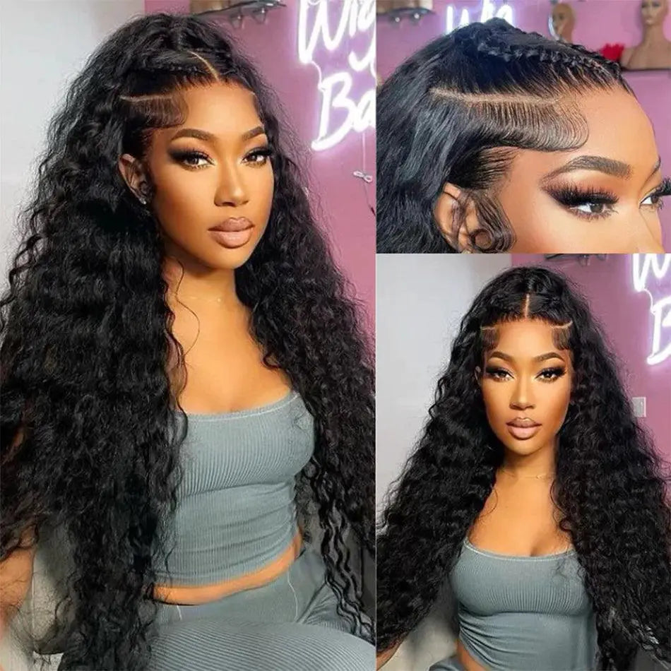 Plum Curly Brazilian Human Hair Wig Bundle For Style