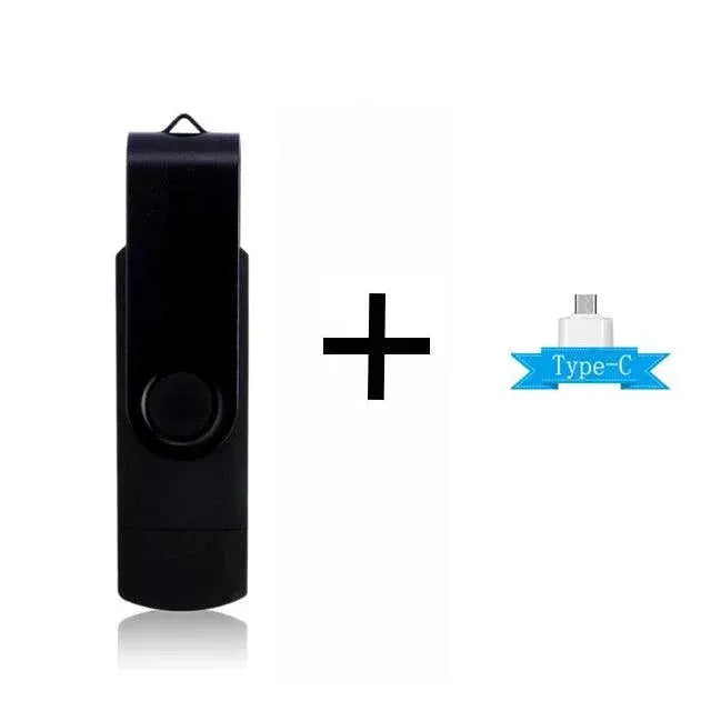 USB Flash Drive 3 In 1 Metal Pen Drive High Capacity 2TB
