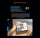 HAILESI Portable Display S123E 12.3inch 3:2 Aspect Ratio 100% Color Gamut Original Panel + Full Lamination with Native Touch