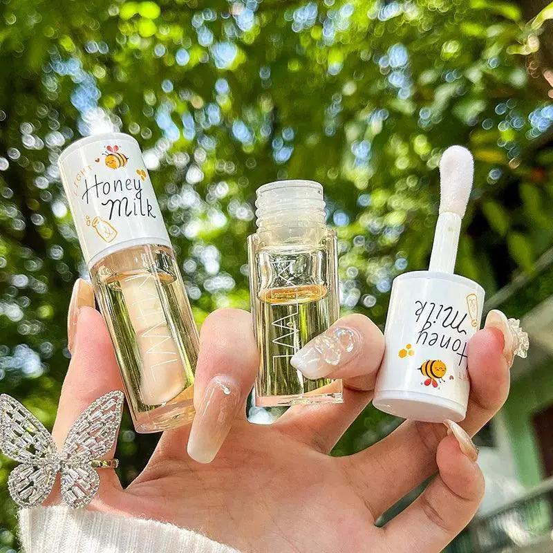 Peach Lip Oil Hydrating Lip Serum For Plump Lips 15ml