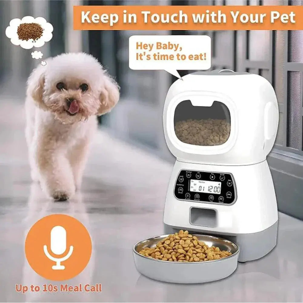 Smart Pet Feeder Bowl With Water Fountain WiFi Enabled