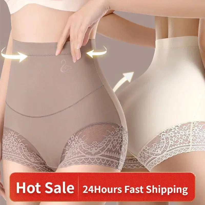 Bamboo High Waist Lace Panties For Women Comfort Everyday