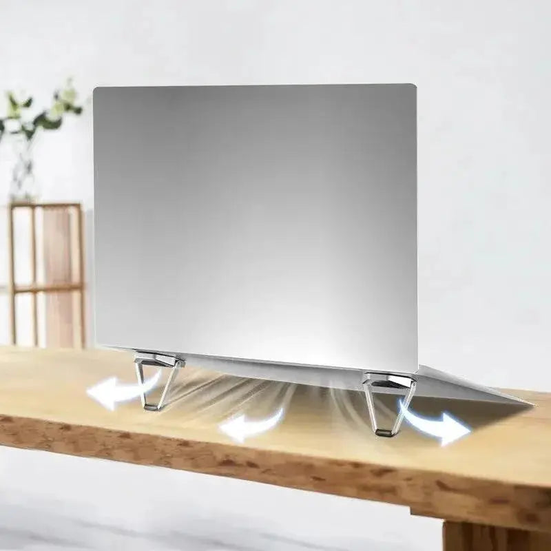 Metal Laptop Stand for Stylish Cooling and Ergonomic Support