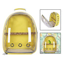 Birds Carrier Backpack: Transparent Double Shoulder Bag