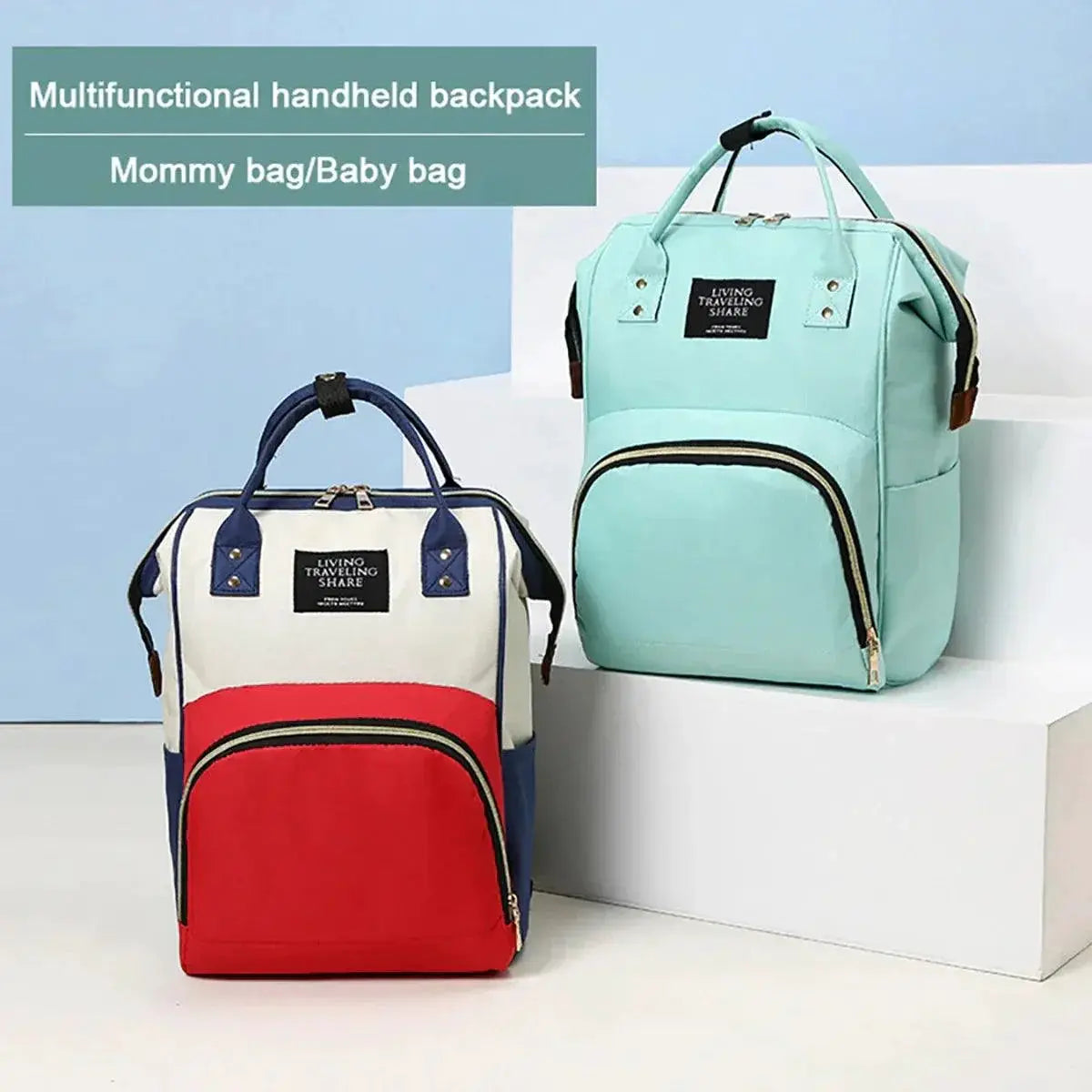 Portable Multi Functional Mommy Bag Diaper Backpack