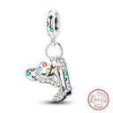 Sterling Silver Luggage Earth Camera