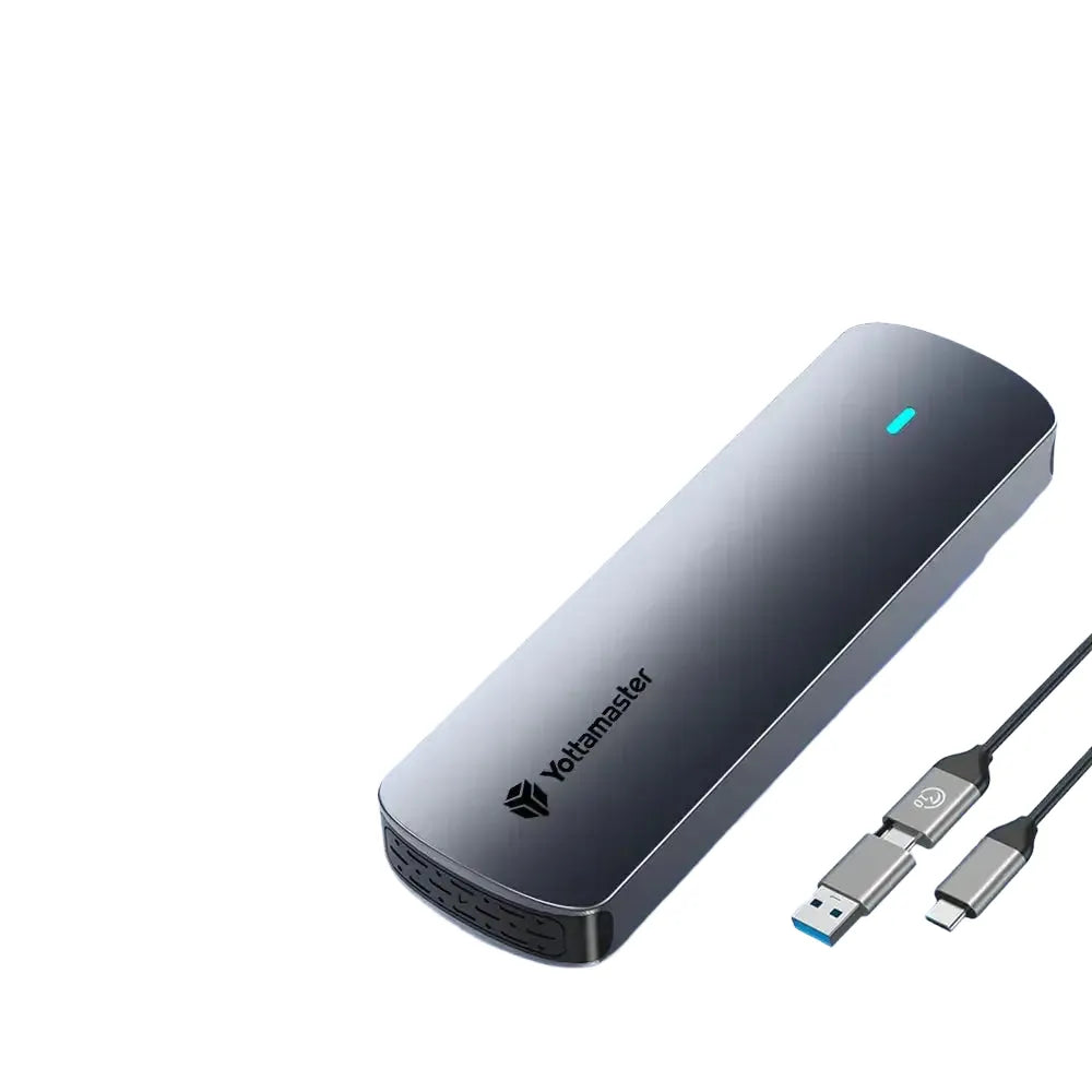 Yottamaster Enclosure - Dual Protocol USB C - NVMe NGFF-USB C product image