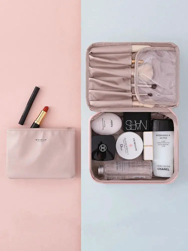 Travel Makeup Organizer Cosmetic Bag For Elegant On The Go