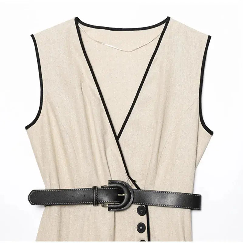 Flattering Patchwork Midi Dress for Women — product view 8