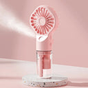 USB Humidifier Fan - Rechargeable Cooling Mist