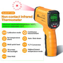 1pc Infrared Thermometer  High Temp Thermometer Pyrometer Non Contact Digital Dual Laser Pointers Flashlight IR Temperature Gun