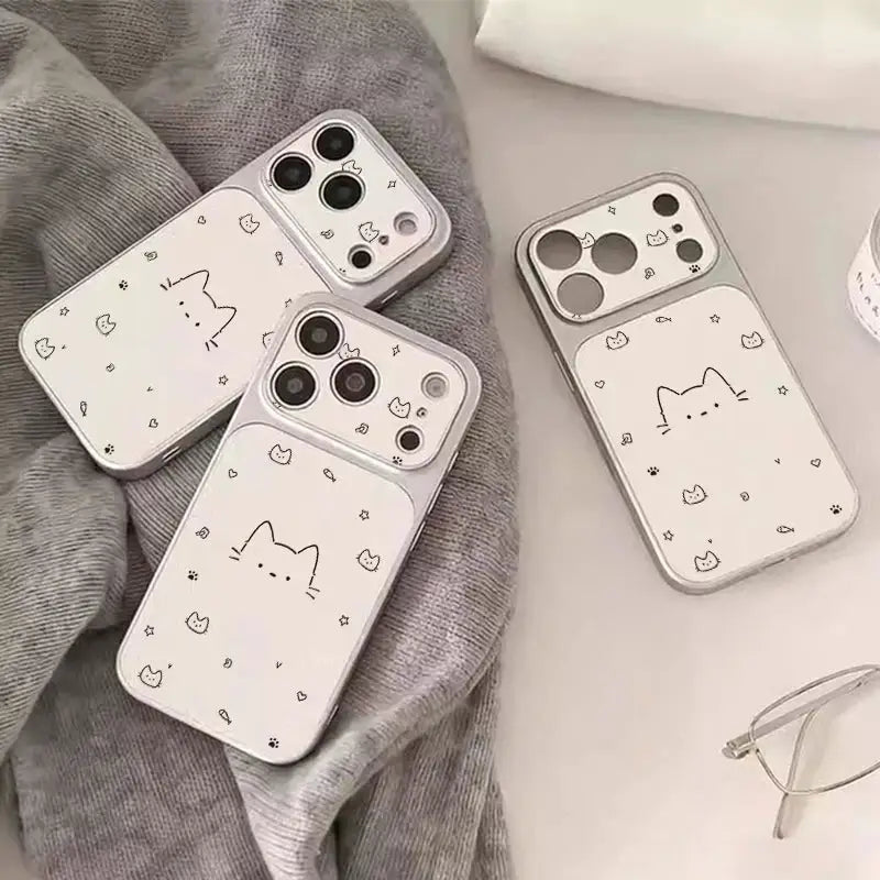 Cute Cartoon Cat Case - Shockproof Reliable Cover