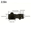 Heavy Duty Locking Hasp - Durable Zinc Security